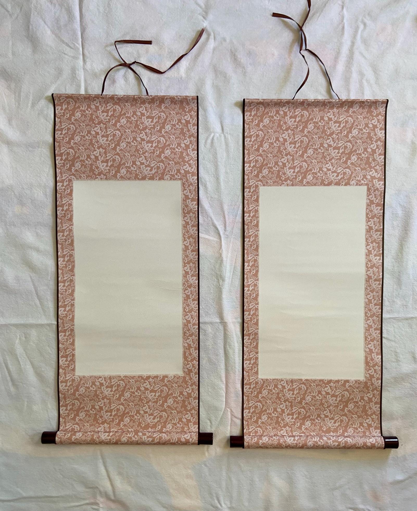 Blank Calligraphy Scroll Paper | Calligraphy Paper | Traditional Chinese Painting Hanging Scroll | Sumi | Kanji | Korean | Chinese Art