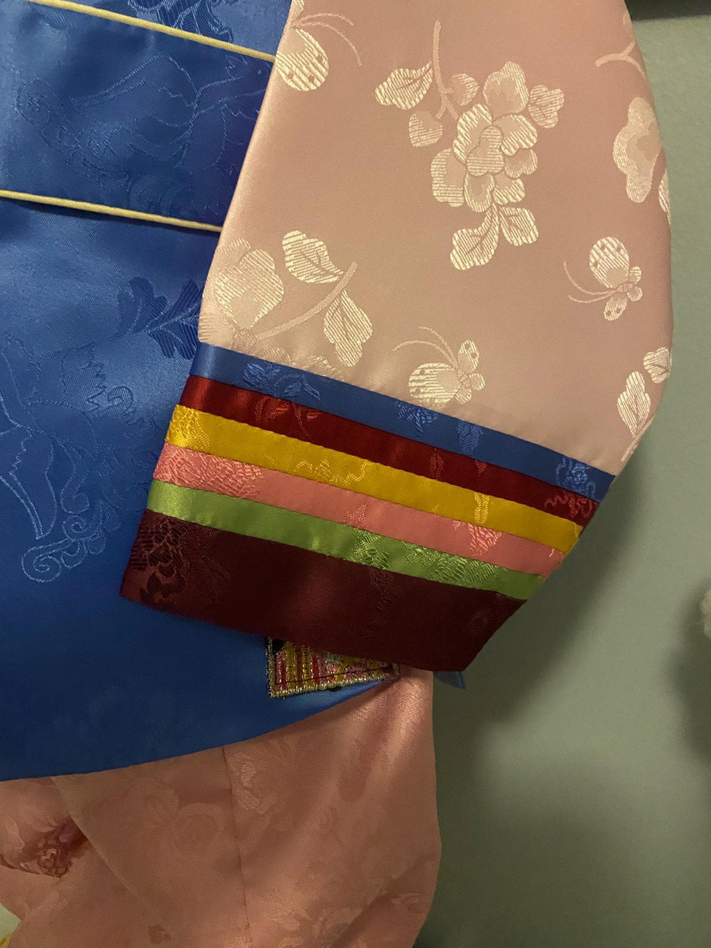 Boy G Hanbok Rental | Colorful Striped 1st Birthday Outfit | Korean Baby Boy Hanbok | Traditional Doljanchi Clothes Rental | Size 2