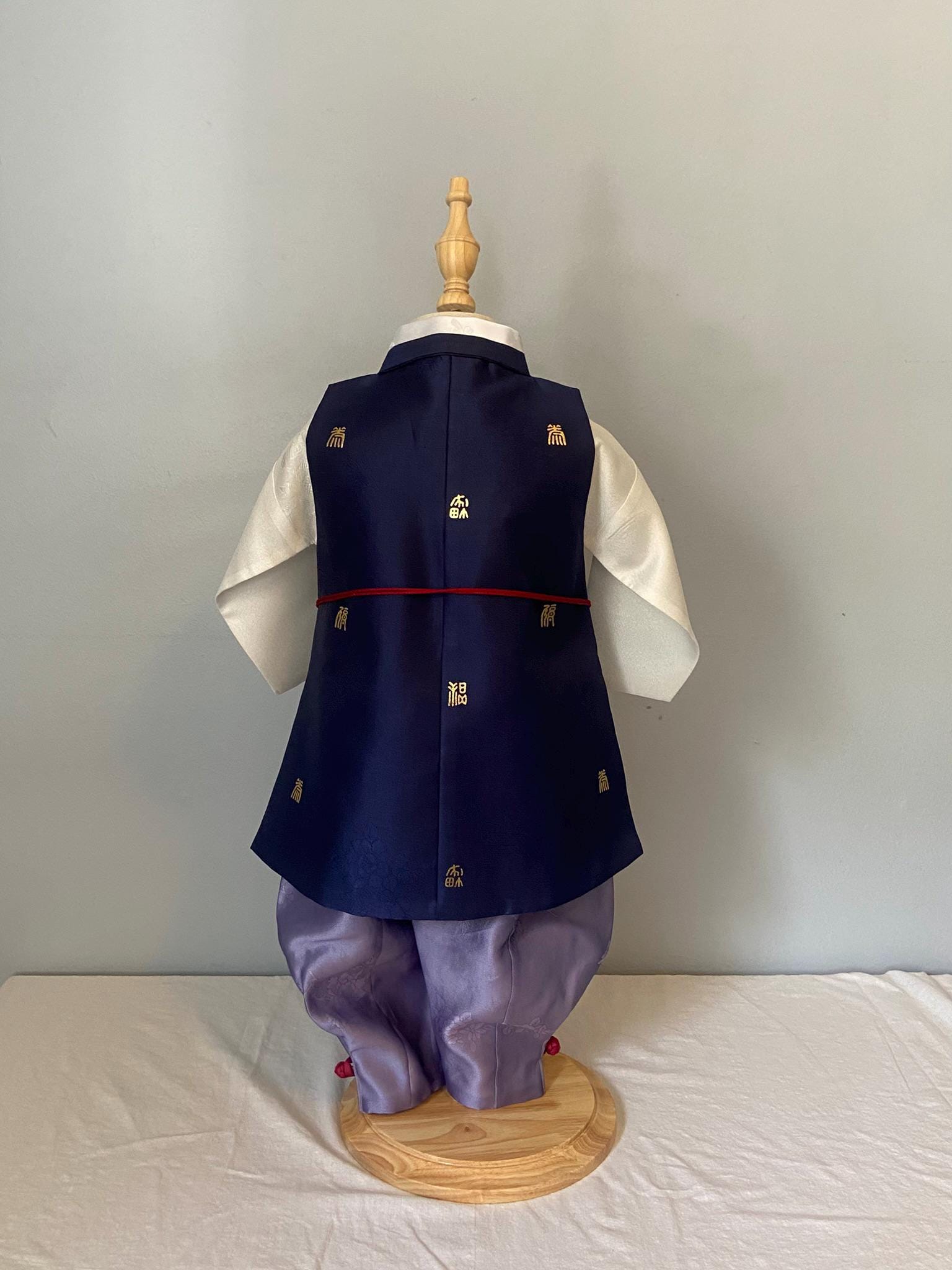 Boy F Hanbok Rental | Korean Baby Boy Hanbok | Doljanchi Hanbok Rental | Traditional 1st Birthday Outfit | Dol Boy Hanbok | Size 1