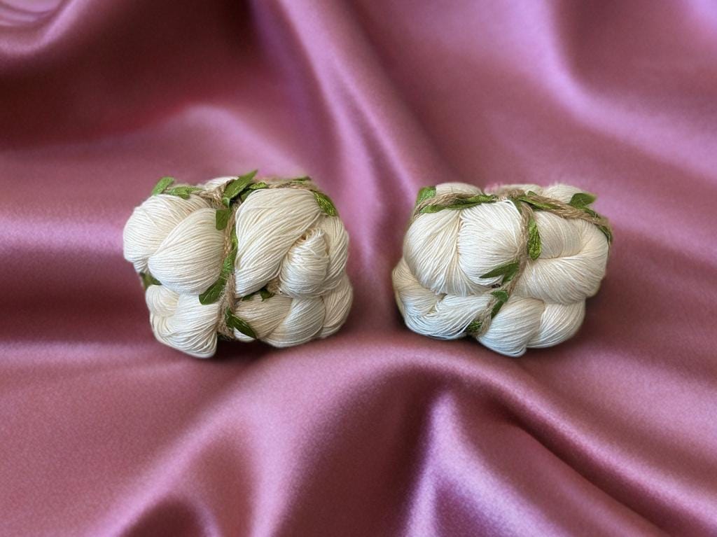 Traditional Korean silk thread | Doljanchi | 100th Day Celebration | Korean yarn thread | 명주실타래 | Dohl | 1st birthday | Korean Yarn Cake