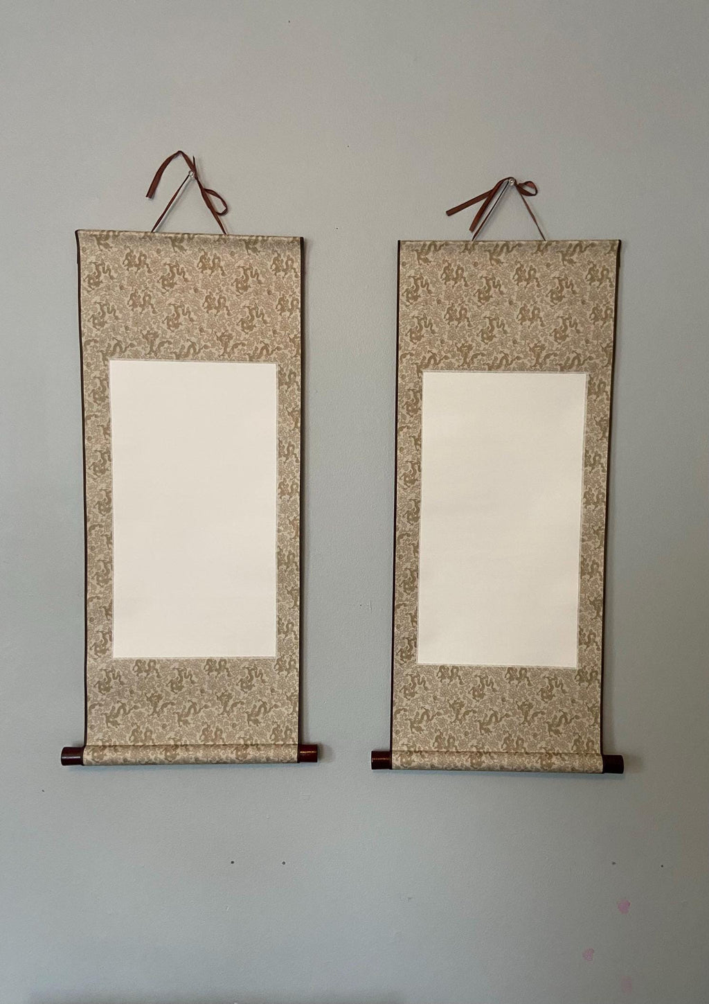 Blank Calligraphy Scroll Paper | Calligraphy Paper | Traditional Chinese Painting Hanging Scroll | Sumi | Kanji | Korean | Chinese Art