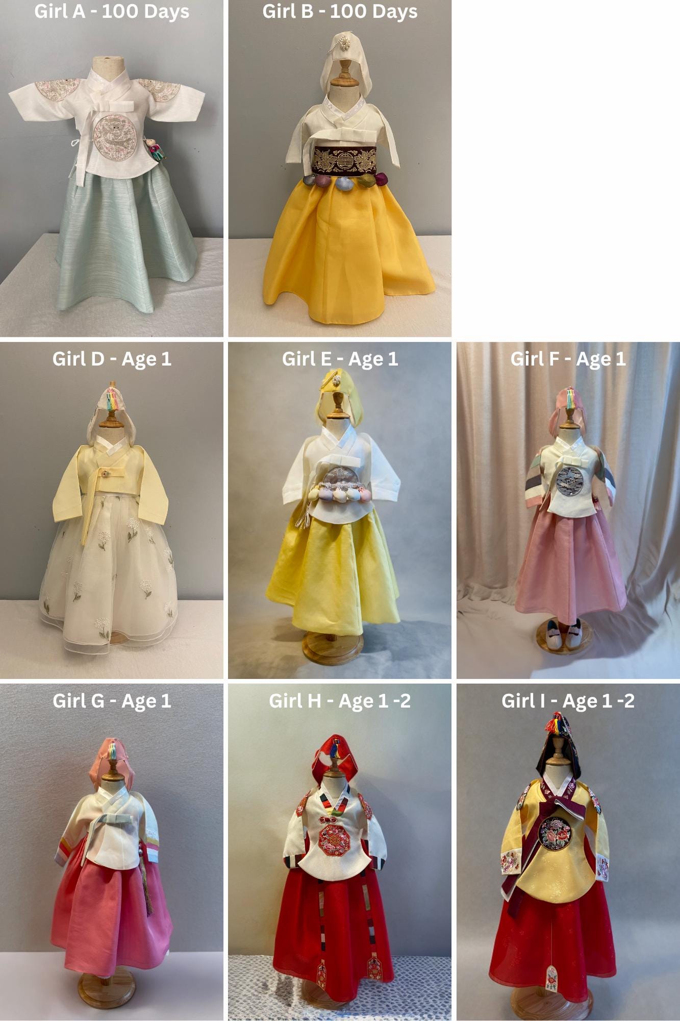 Hanbok Rental 100% Refundable Deposits