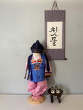 Boy G Hanbok Rental | Colorful Striped 1st Birthday Outfit | Korean Baby Boy Hanbok | Traditional Doljanchi Clothes Rental | Size 2