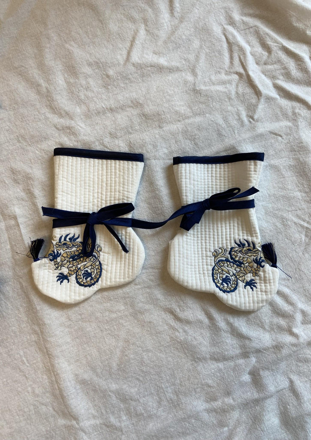 Boy A Hanbok Rental | Navy & Ivory 100 Days Hanbok | Korean Baby Boy Baekil Outfit | Royal Style Traditional Korean Dress with Hat | Size 0