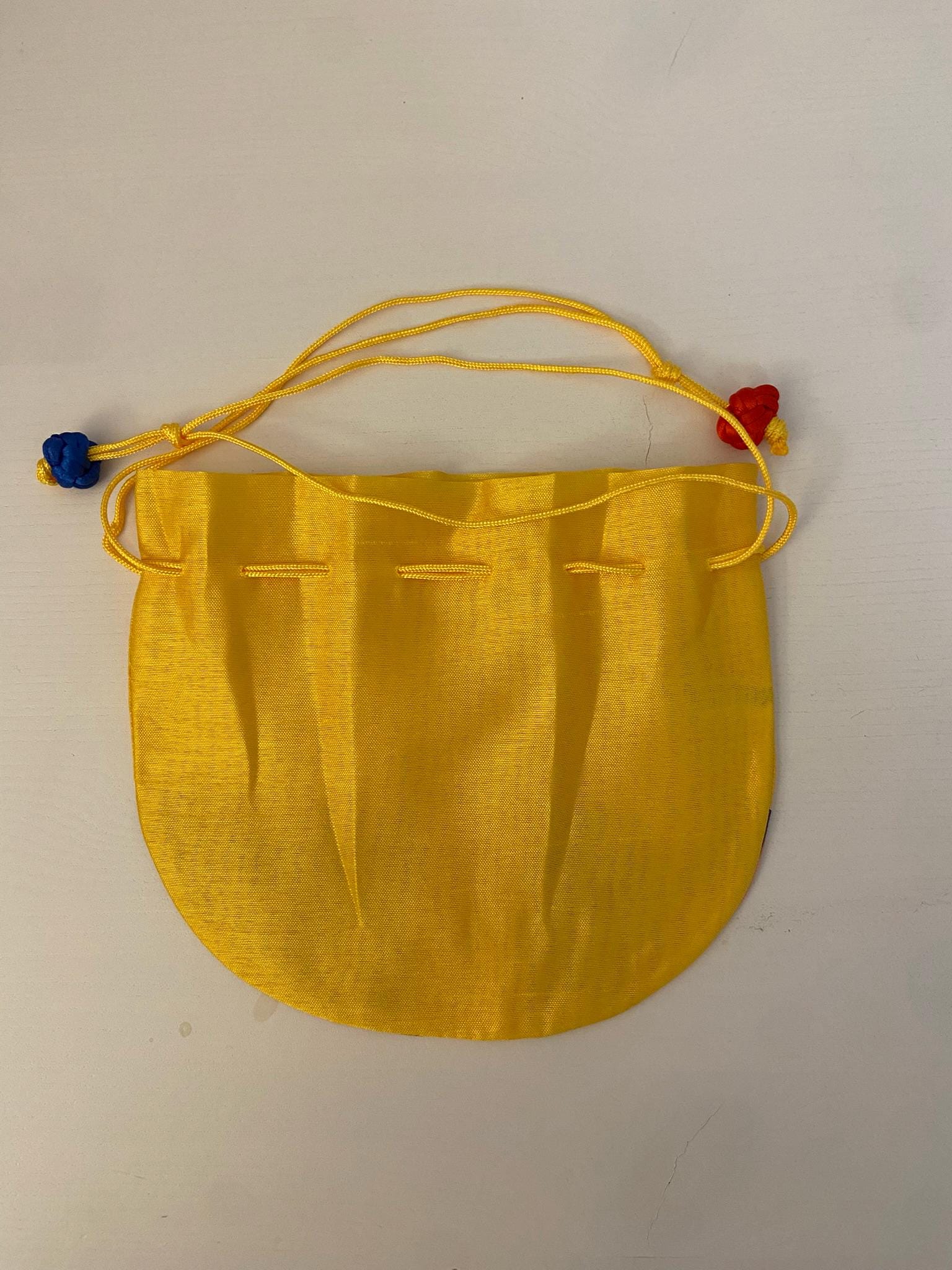 Traditional Korean Bokjumeoni Pouch | Rainbow and Gold Lucky Bag | Korean Gift Pouch | Hanbok Accessory