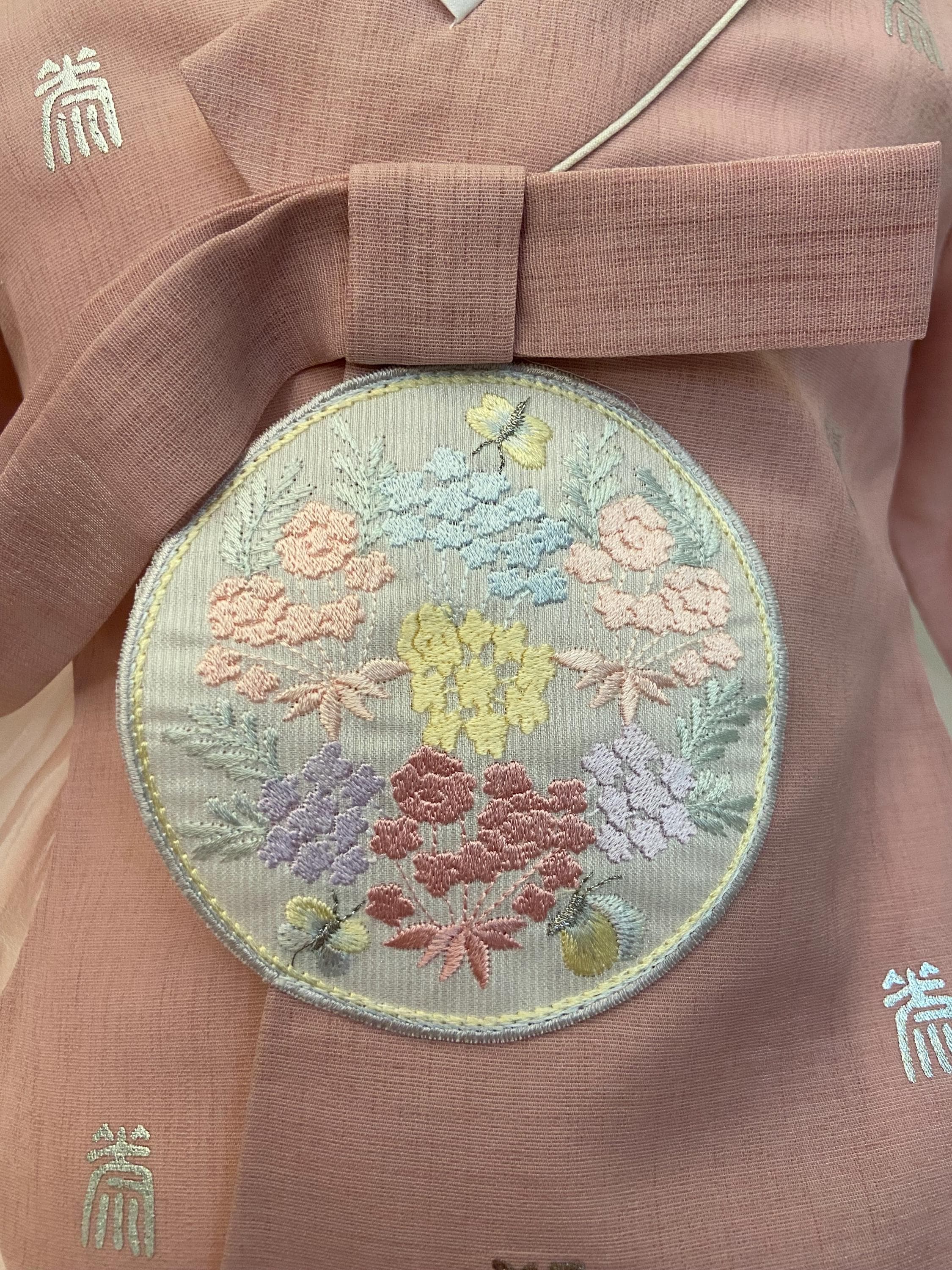 Girl C Hanbok Rental | Baekil Hanbok | Pastel Pink Korean Hanbok | Dohltti | Traditional Korean Baby Dress | 100 Days Sign | Size 100 Days