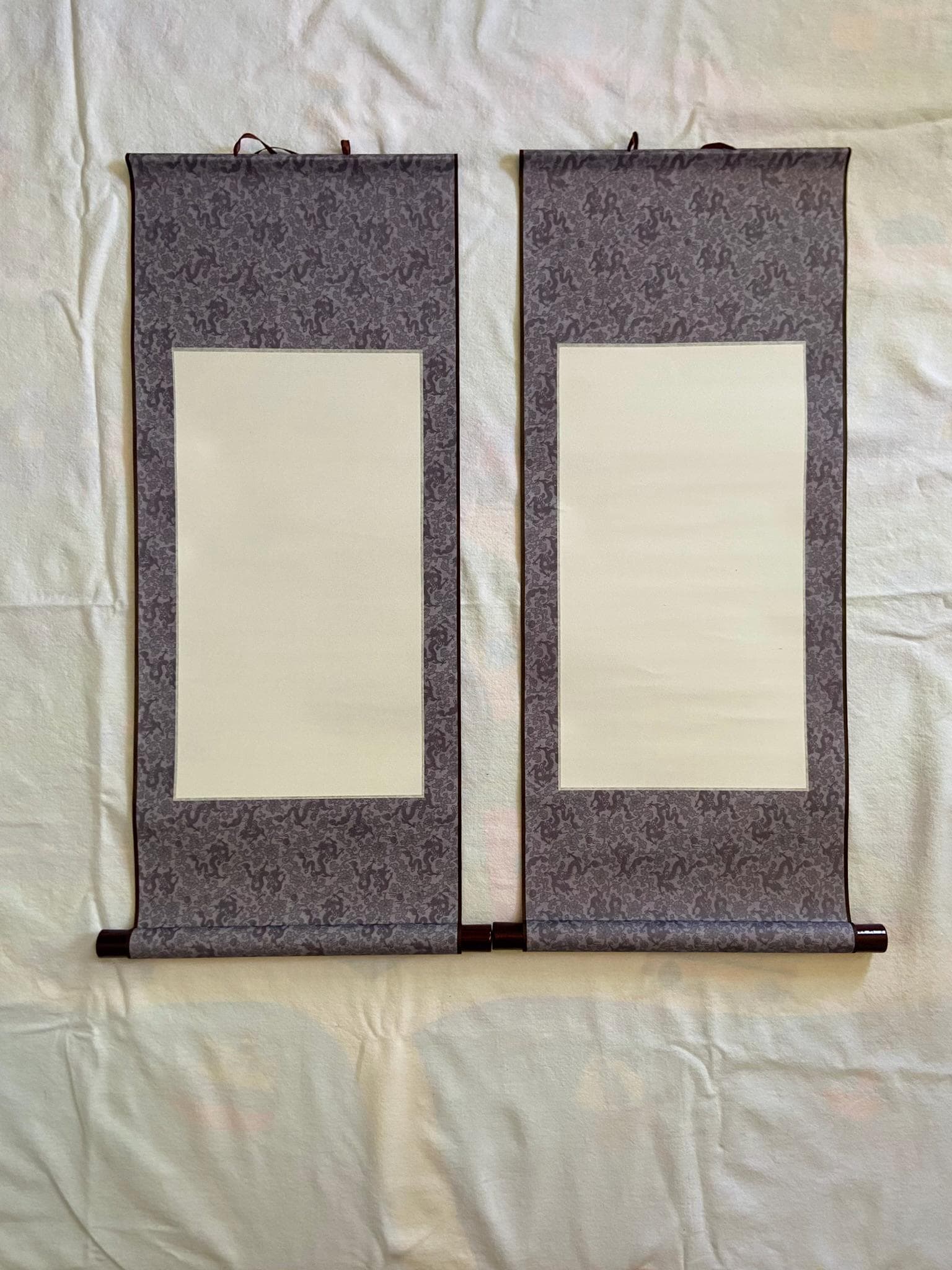 Blank Calligraphy Scroll Paper | Calligraphy Paper | Traditional Chinese Painting Hanging Scroll | Sumi | Kanji | Korean | Chinese Art