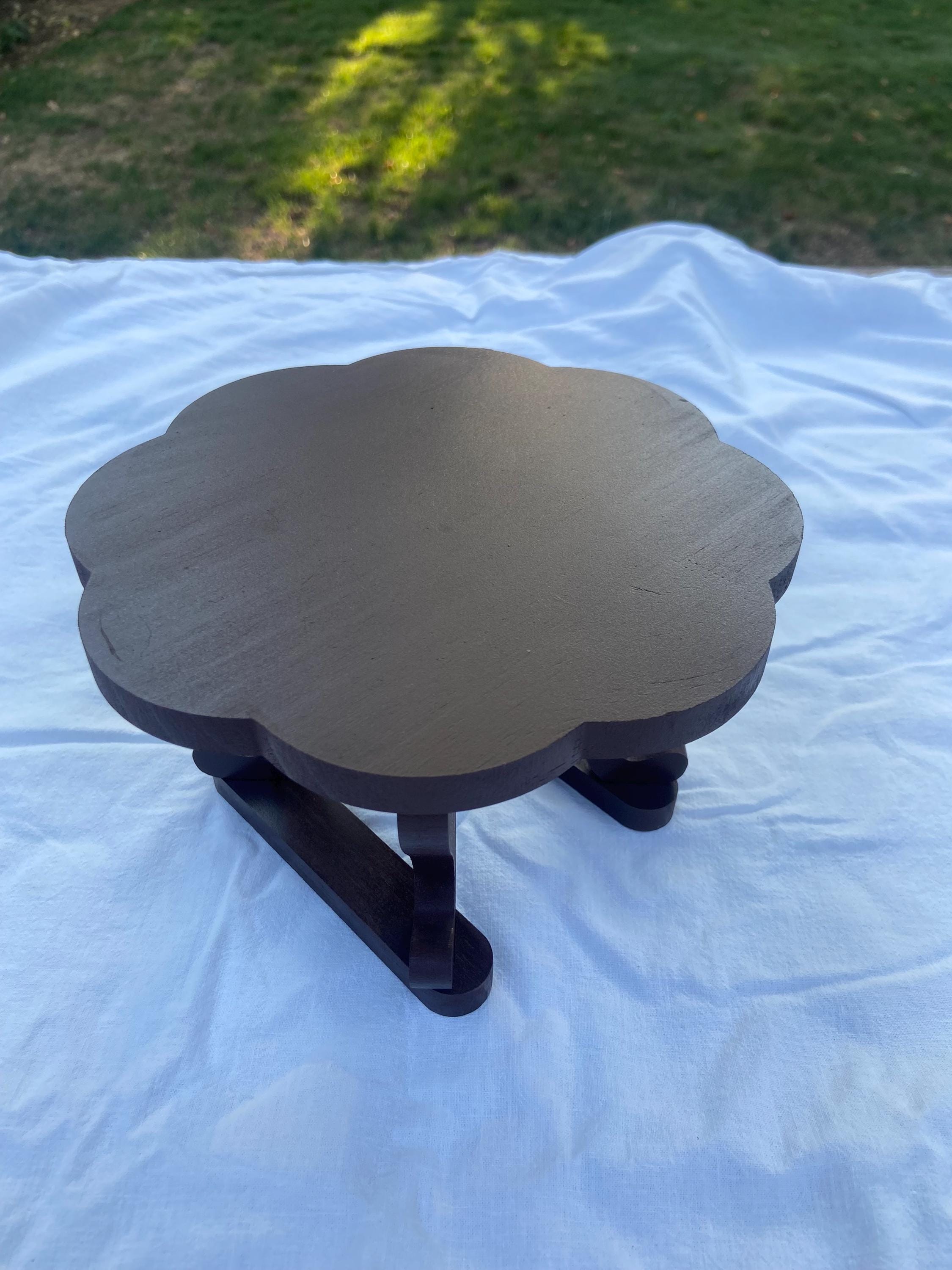 Handmade Traditional Mini Wooden Table, Octagon Tea Table, Flower Soban Stand, Handmade Asian Tea Ceremony Home Décor Display, Tea Stand