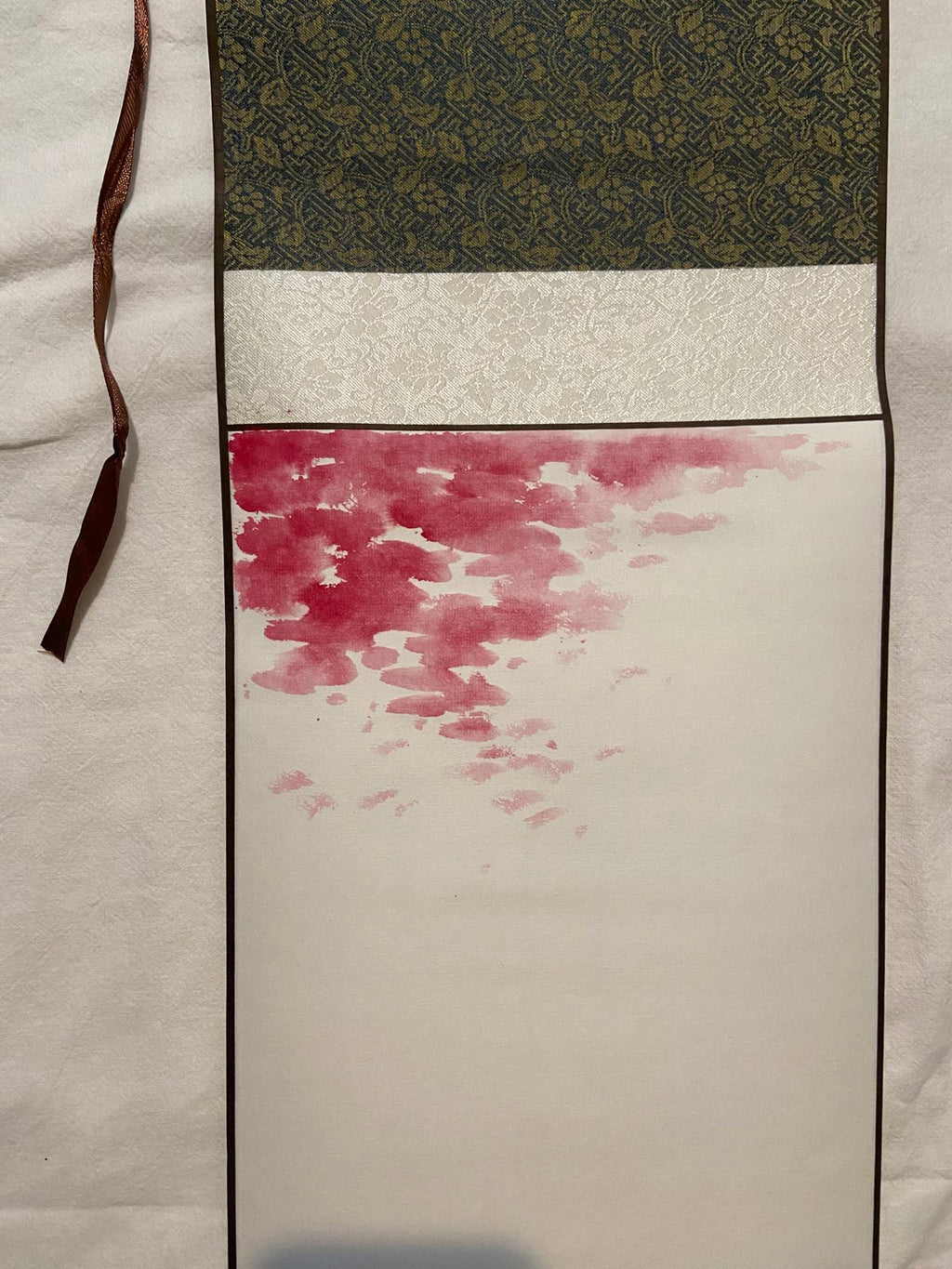 Custom Calligraphy Scroll | Hand-Painted Asian Wall Decor | Minimal Oriental Home Decor | Korean Hanging Scroll Art
