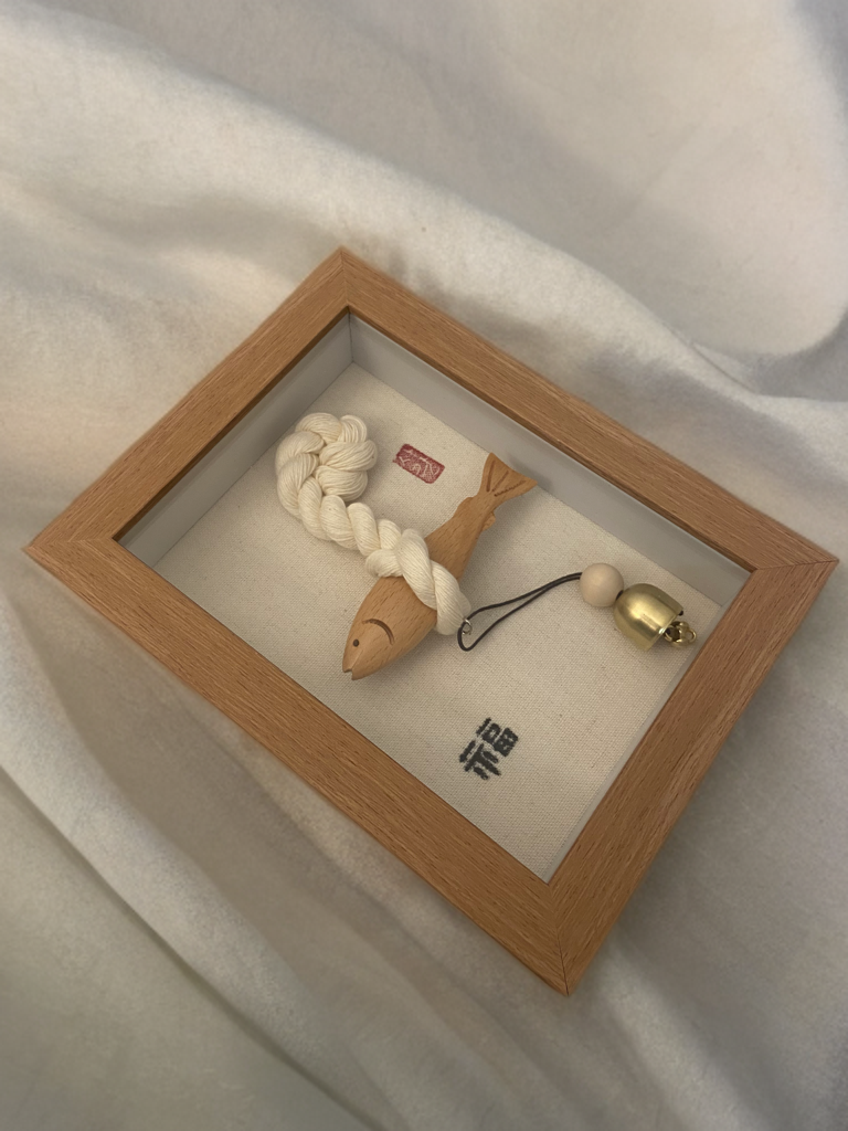 Korean Lucky Pollock Protection Frame | Traditional Blessing Wall Decor | Ward Off Bad Energy