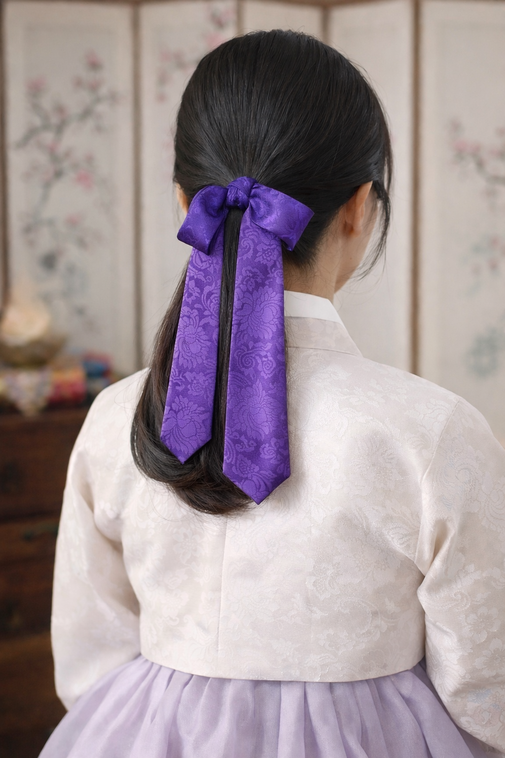 Korean Daenggi Ribbon | Traditional Hanbok Hair Ribbon | Korean Hair Accessory | Baek-il Dol Decoration | Korean Gift | Handmade