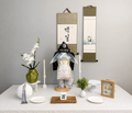 Minimal Korean Baek-il Table Set Rental | Modern White Dol Table Decor | Traditional Korean 100th Day Celebration | Gallery Style Dol Sang