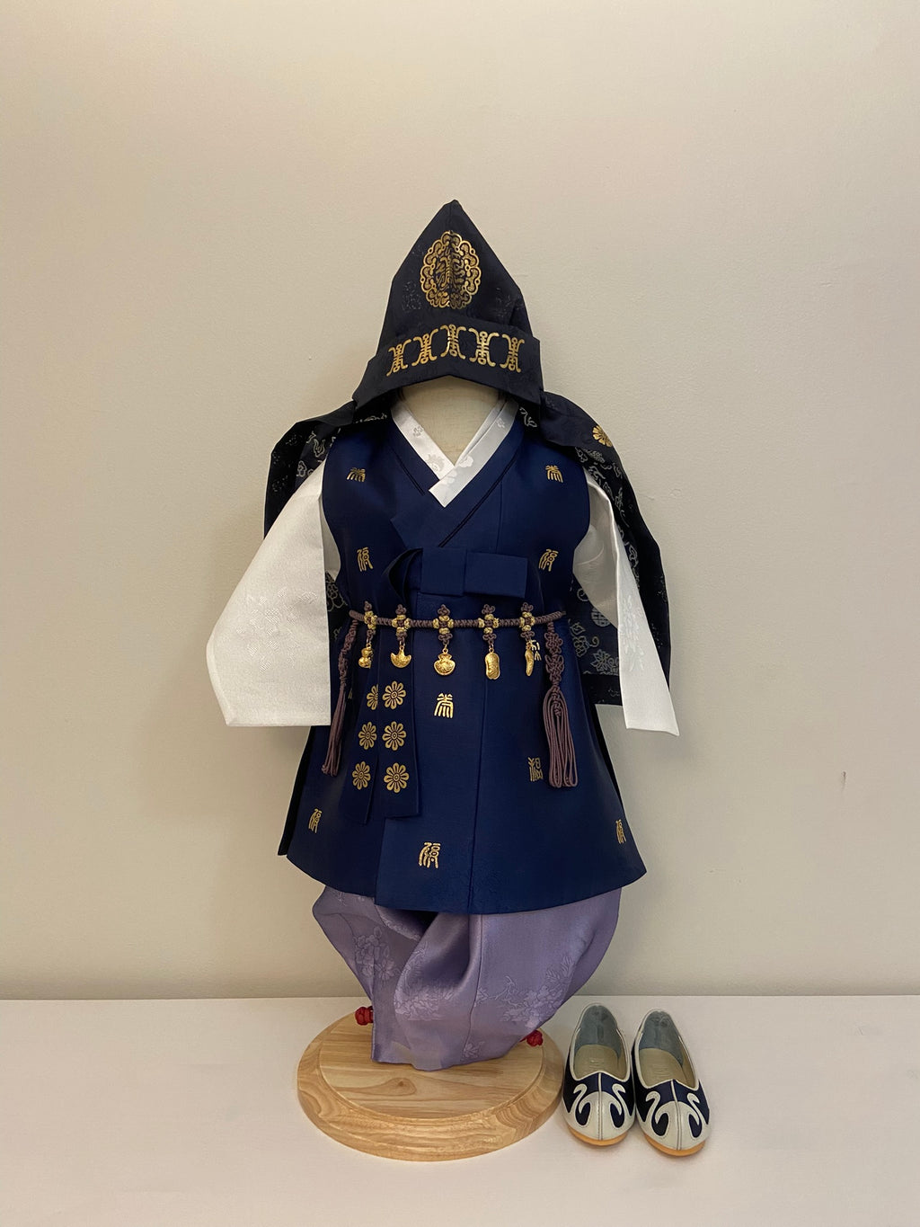 Boy F Hanbok Rental | Korean Baby Boy Hanbok | Doljanchi Hanbok Rental | Traditional 1st Birthday Outfit | Dol Boy Hanbok | Size 1