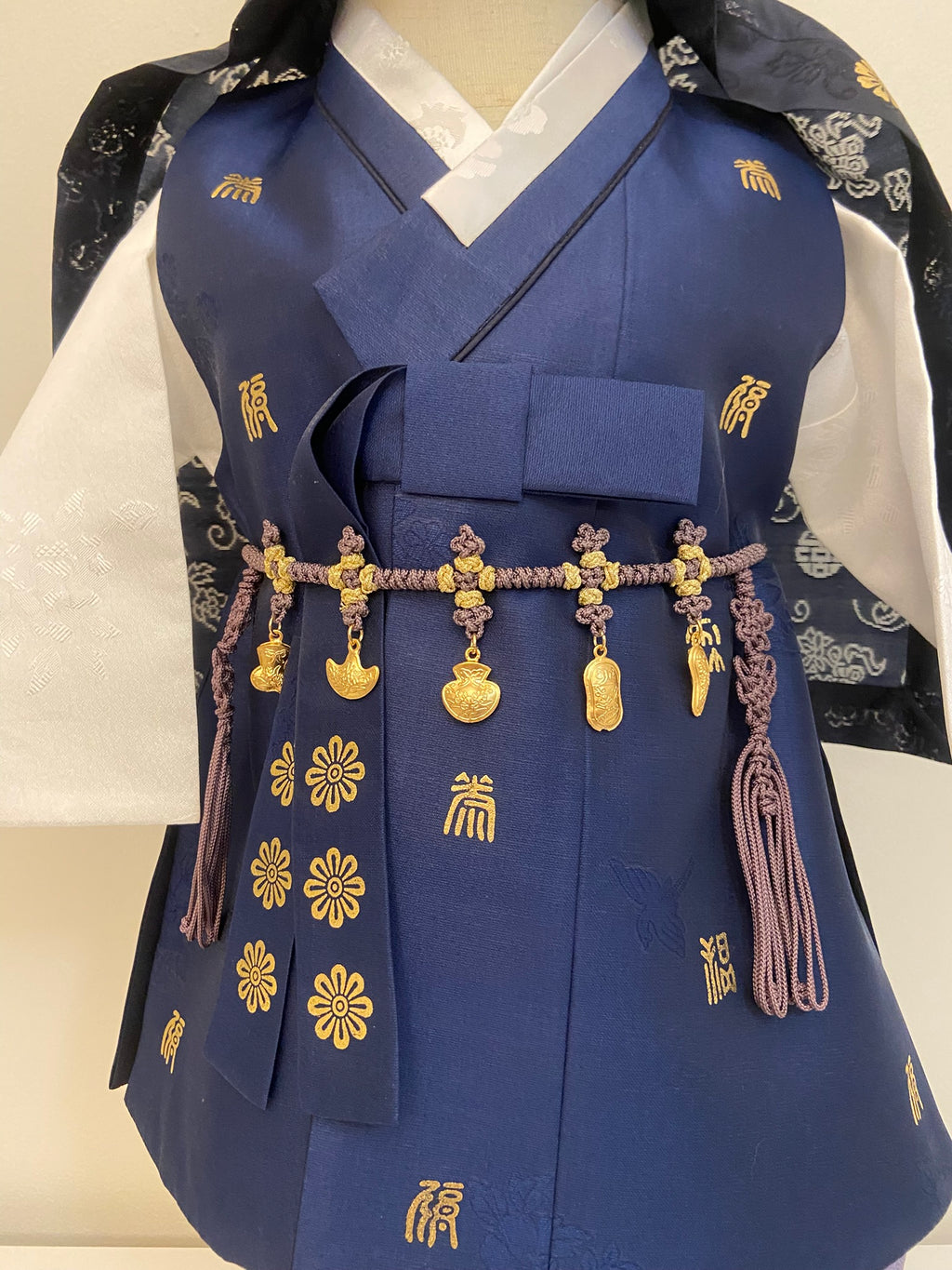 Boy F Hanbok Rental | Korean Baby Boy Hanbok | Doljanchi Hanbok Rental | Traditional 1st Birthday Outfit | Dol Boy Hanbok | Size 1