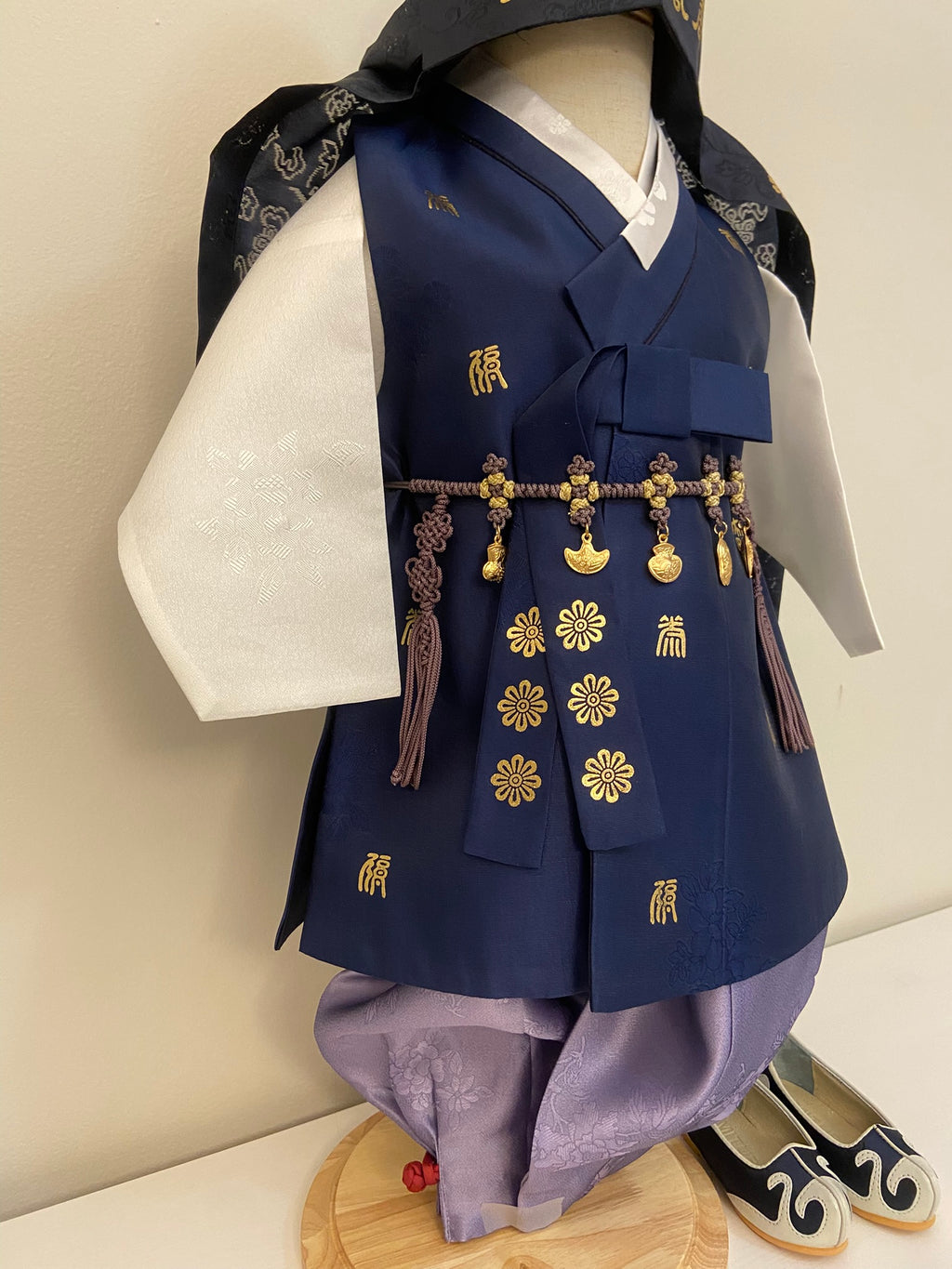 Boy F Hanbok Rental | Korean Baby Boy Hanbok | Doljanchi Hanbok Rental | Traditional 1st Birthday Outfit | Dol Boy Hanbok | Size 1