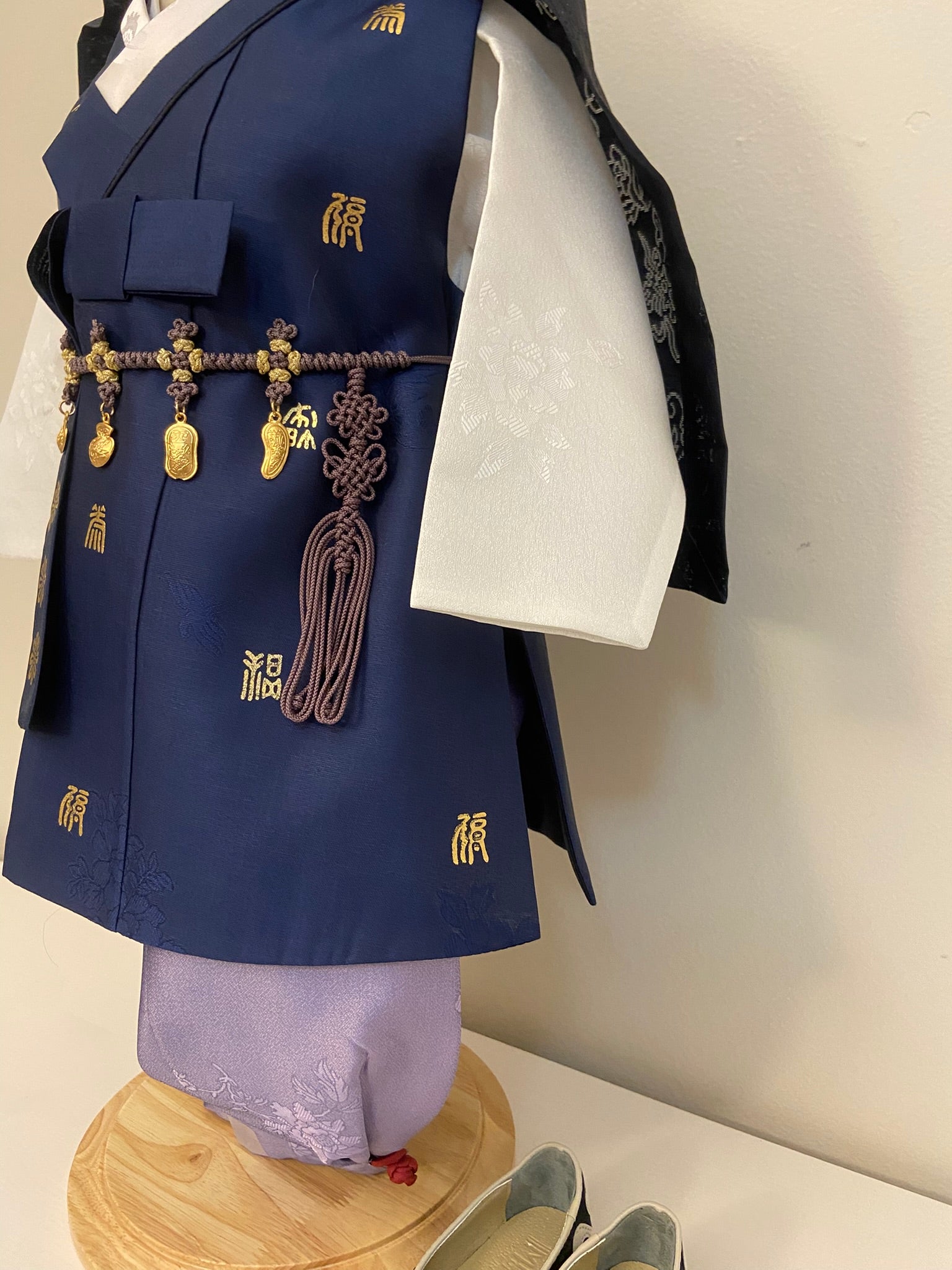 Boy F Hanbok Rental | Korean Baby Boy Hanbok | Doljanchi Hanbok Rental | Traditional 1st Birthday Outfit | Dol Boy Hanbok | Size 1