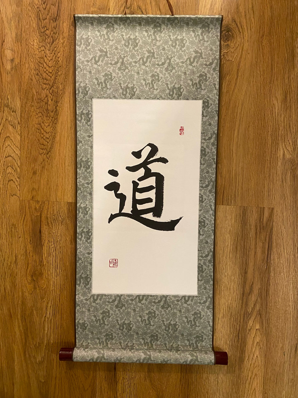 Tao | The Way | 道 Handmade Written Calligraphy Scroll | Motivation Pos ...