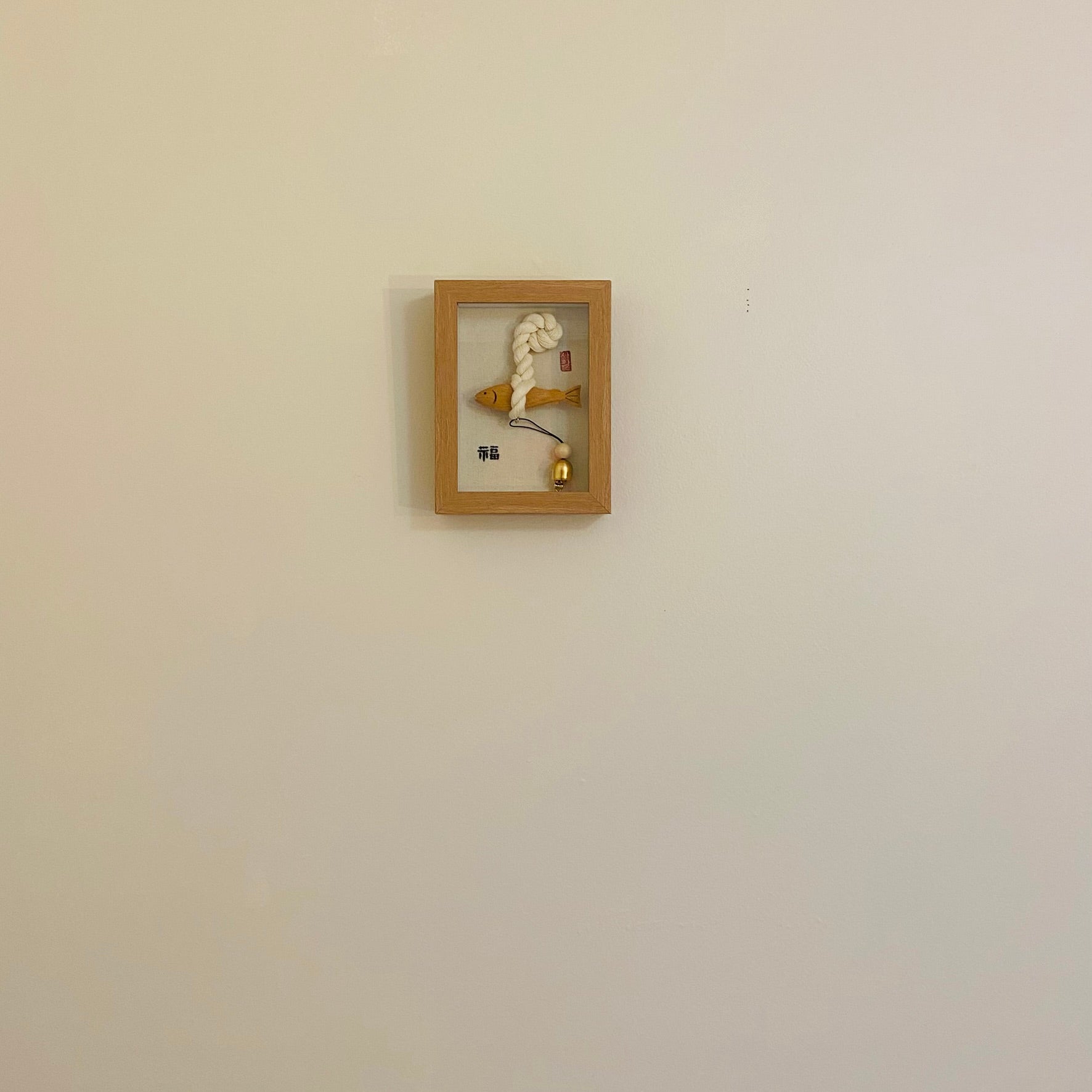 Korean Lucky Pollock Protection Frame | Traditional Blessing Wall Decor | Ward Off Bad Energy