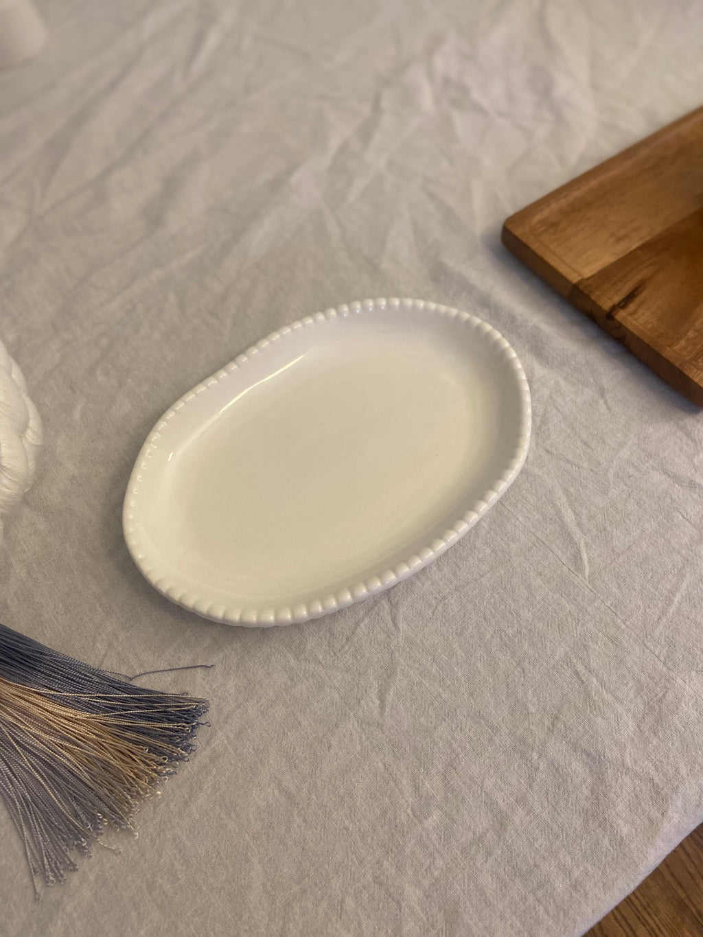Minimal Korean Baek-il Table Set Rental | Modern White Dol Table Decor | Traditional Korean 100th Day Celebration | Gallery Style Dol Sang