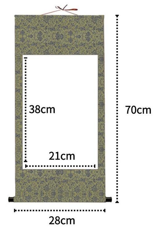 Korean Calligraphy, Asian Zen Home Décor, Traditional Wall Hanging Art, Hand-Painted Asian Ink Painting, Inspirational Gift Decor