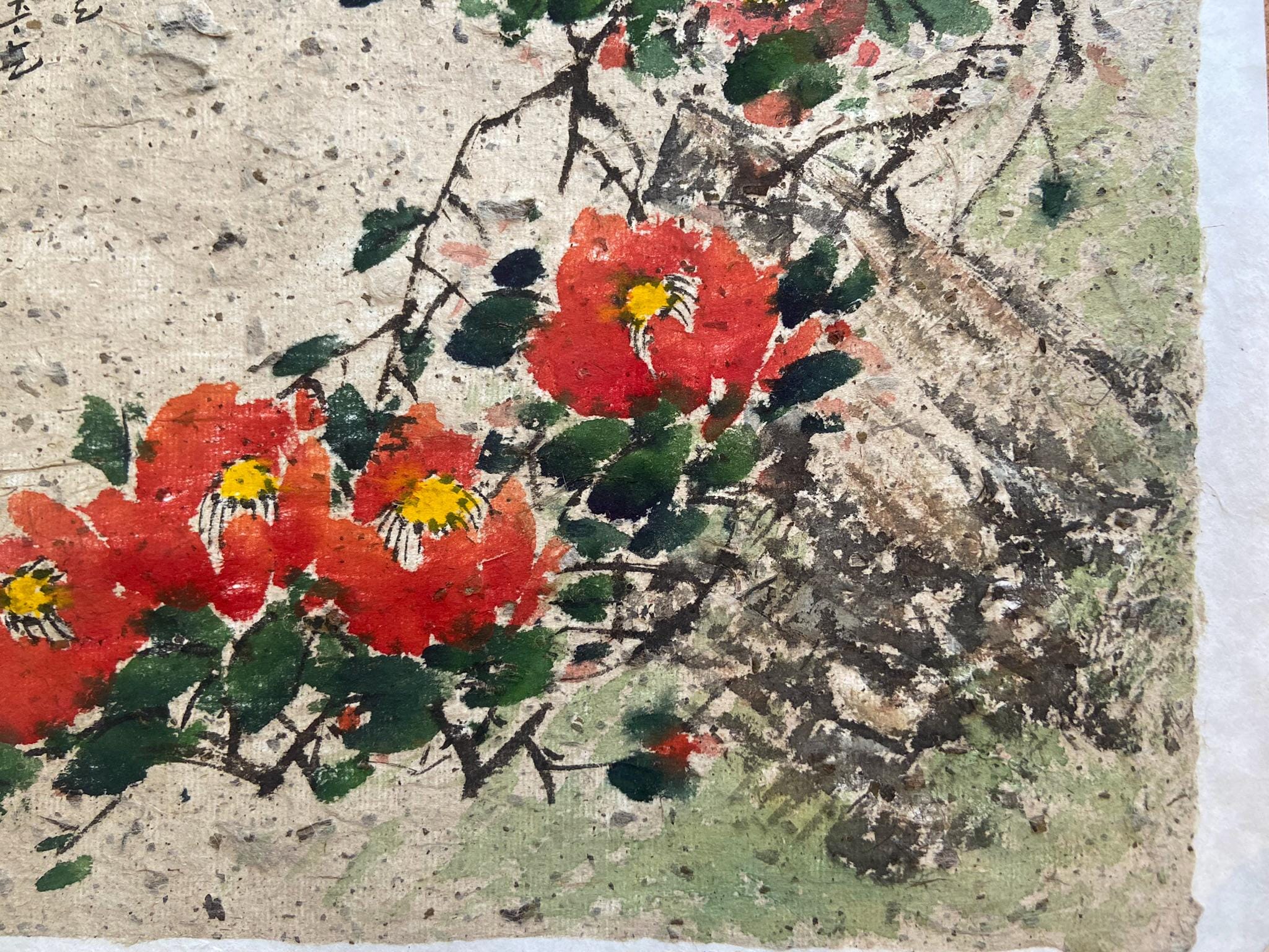 Korean traditional art, Korean folk painting, Korean Traditional landscape painting, Korea wall decor, Minhwa, Unique Gift, Winter Scene