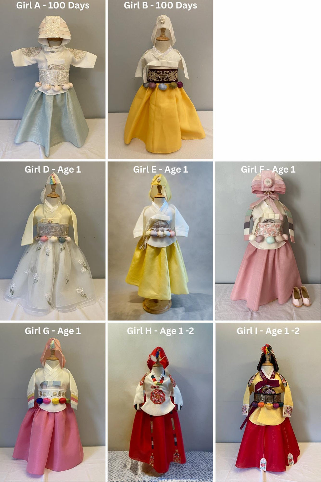Girl J Hanbok Rental | Pink & Ivory Dol Hanbok | Korean Baby Girl 1st Birthday Outfit | Traditional Doljanchi Korean Dress | Size 1