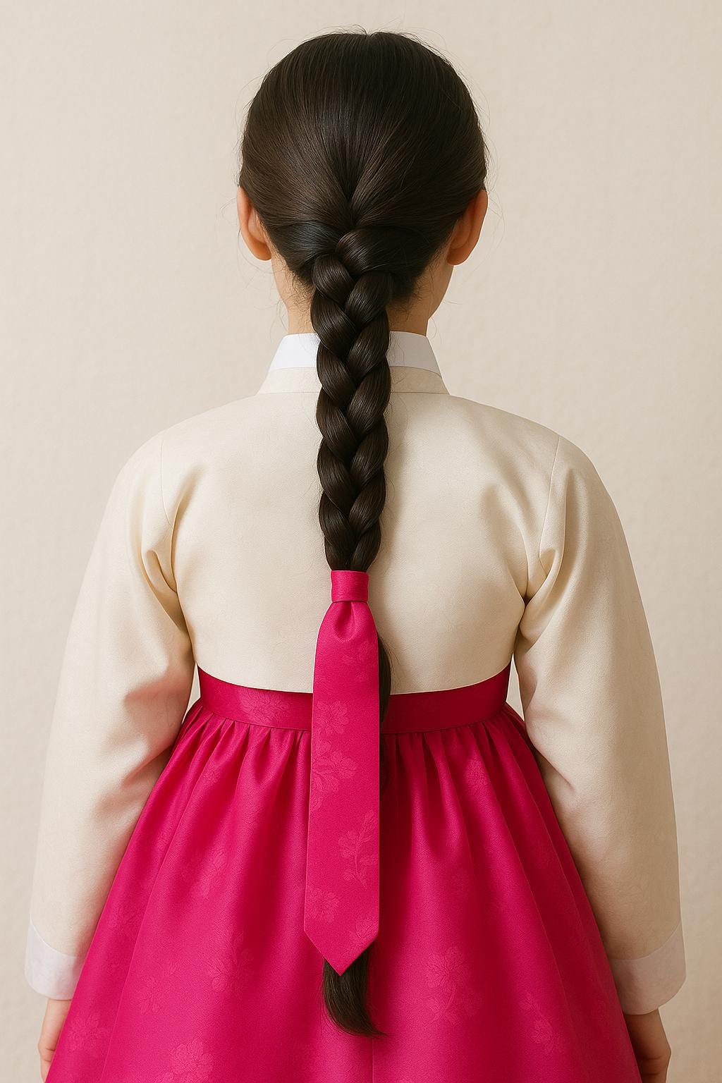 Traditional Korean Hair Ribbon Daenggi, Hanbok Accessory, Traditional Korean Hair Tie, Korean Traditional Event Hair Cultural Wear Silk
