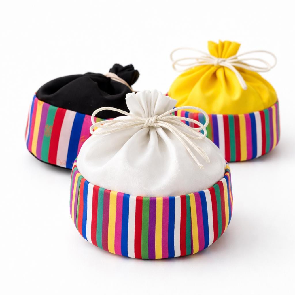 Handmade Korean Doljabi Pouch | Traditional Silk Lucky Bag | First Birthday Dol Ceremony | Korean Party Decor | Lucky Pouch