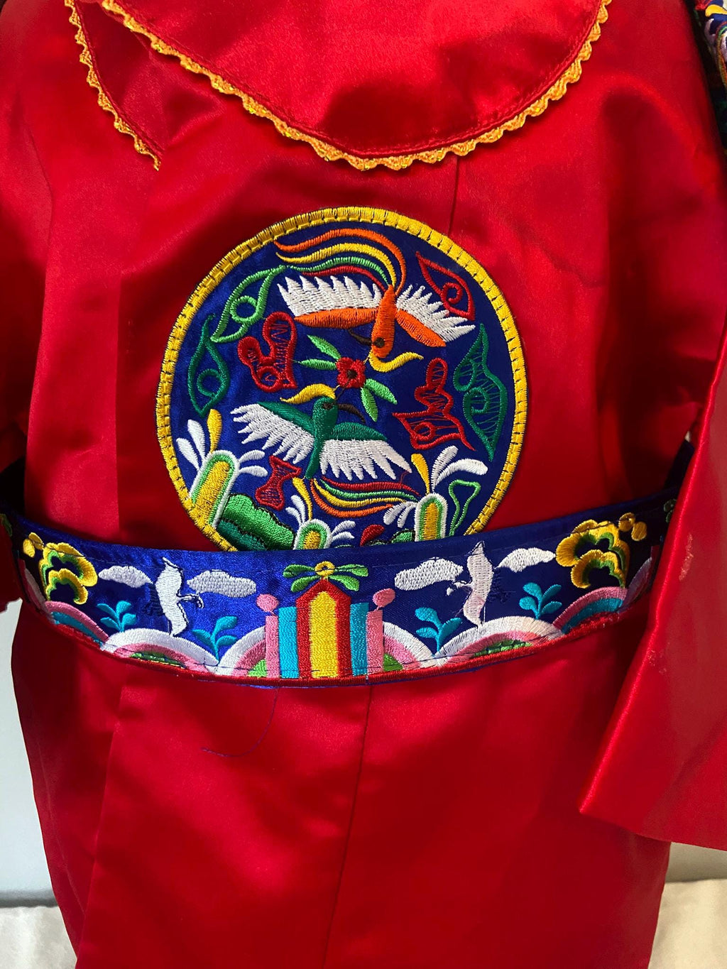 Boy J Hanbok Rental | Red & Gold 1st Birthday Outfit | Korean Baby Boy Doljanchi Hanbok | Traditional Korean King Clothes | Size 1