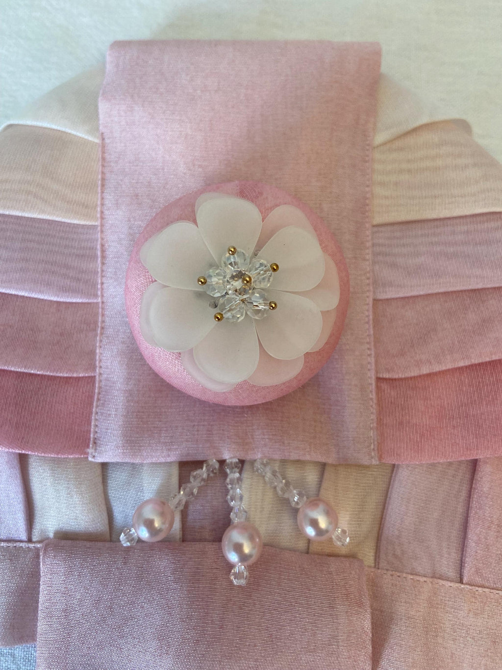 Girl L Hanbok Rental | Rainbow & Pink Hanbok | Korean Baby Girl 1st Birthday Outfit | Traditional Multicolor Dol Hanbok | Size 1