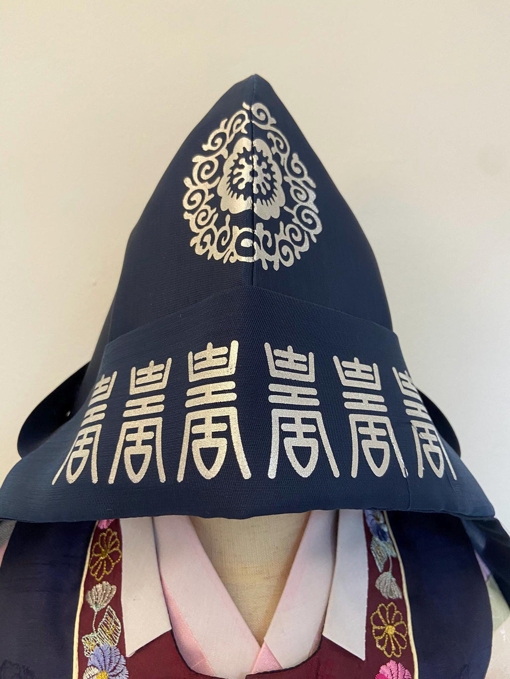 Boy W Hanbok Rental | Navy & Ivory Hanbok for Baby Boy | Korean Dol Outfit | 1st Birthday Hanbok Rental | Korean Baby Boy Clothes | Size 2