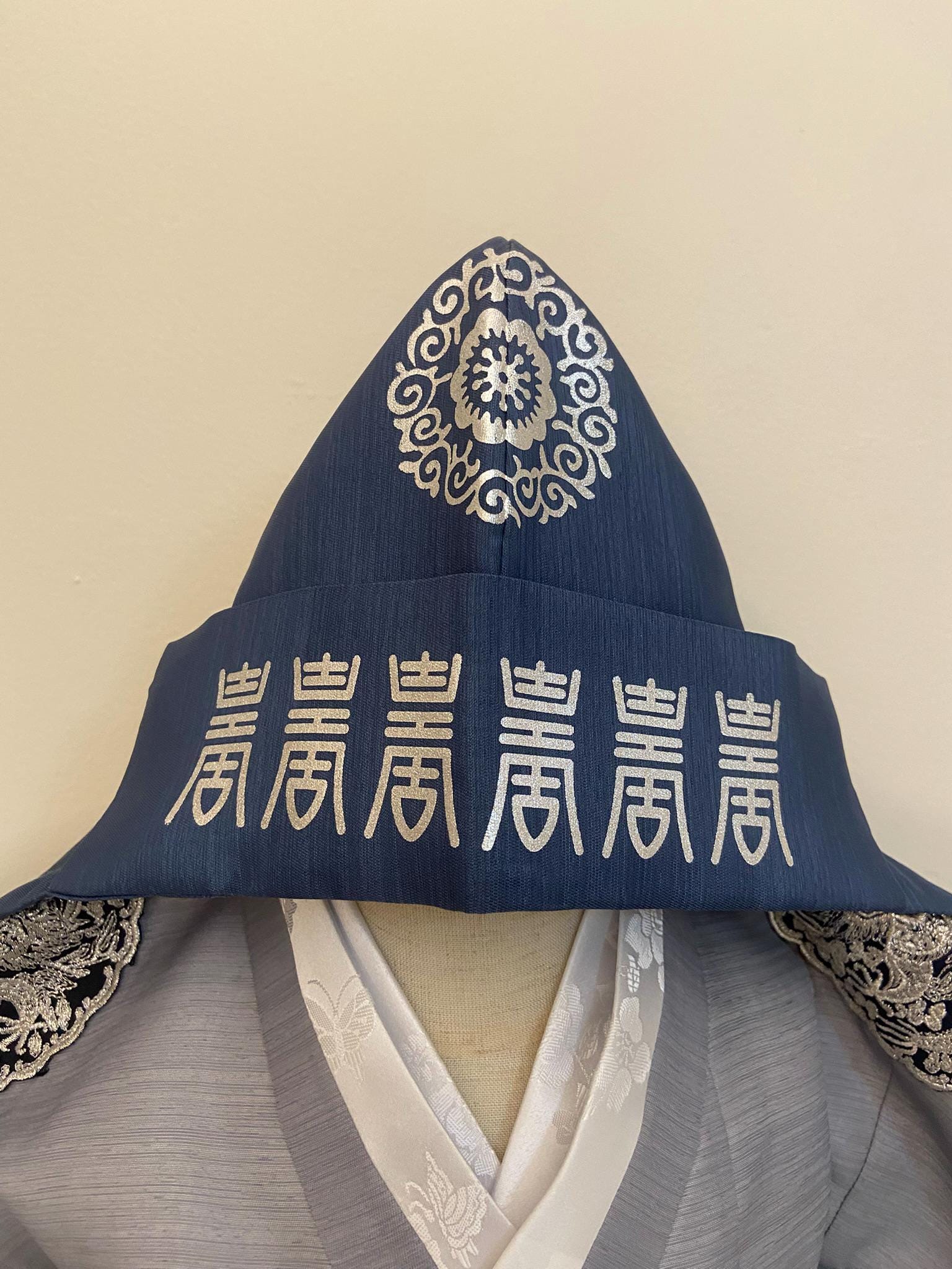 Boy O Hanbok Rental | Gray Blue Dol Hanbok | Luxury Korean First Birthday Outfit | Toddler Traditional Costume | Size 2