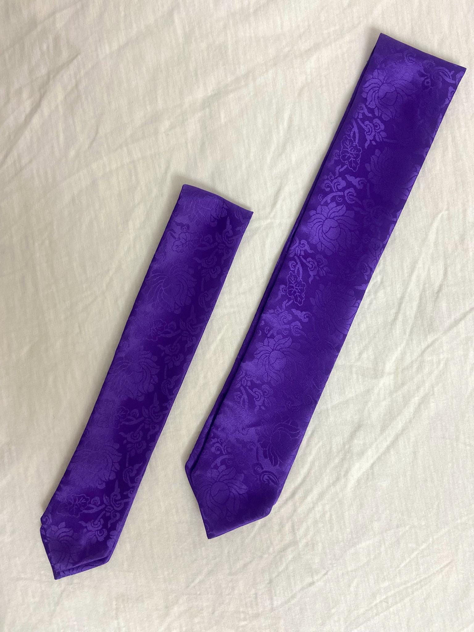 Purple Korean Daenggi Ribbon | BTS Inspired Traditional Hair Ribbon | Hanbok Accessory | ARMY Gift | Korean Aesthetic
