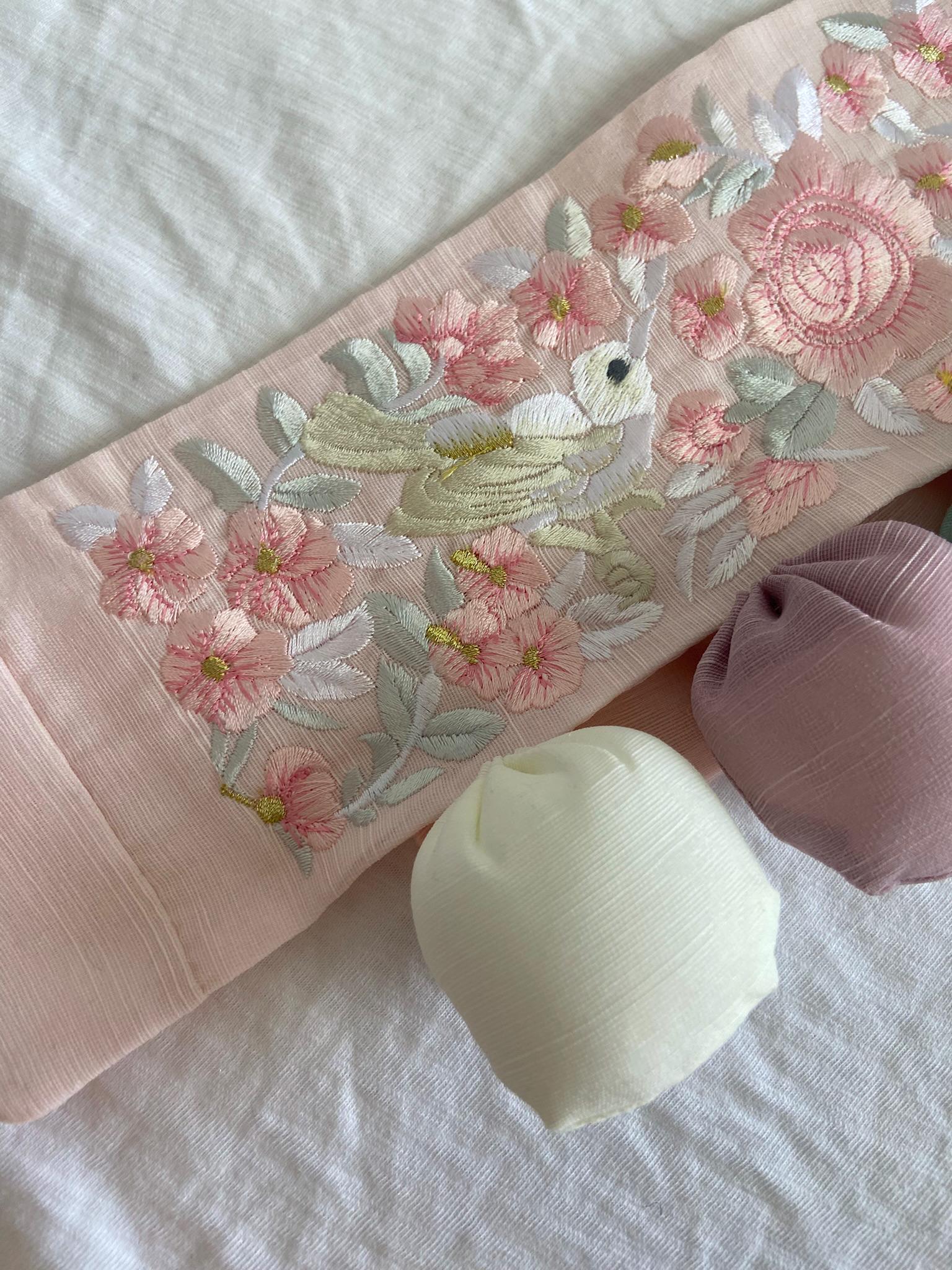 Korean Doltti Baby Belt | Traditional First Birthday Belt | Embroidered Hanbok Accessory | Girl Dol Baekil Outfit | Korean Baby Gift