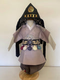 Boy P Hanbok Rental | Gray & Navy 1st Birthday Outfit | Korean Baby Boy Hanbok | Doljanchi Hanbok | Traditional Clothes | Size 3