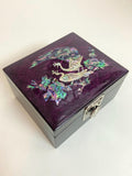 Korean Mother of Pearl Jewelry Box, Handmade Lacquer Trinket Box, Keepsake Box, Luxury Shell Inlay Gift | Asian Decor | Gift Wrap