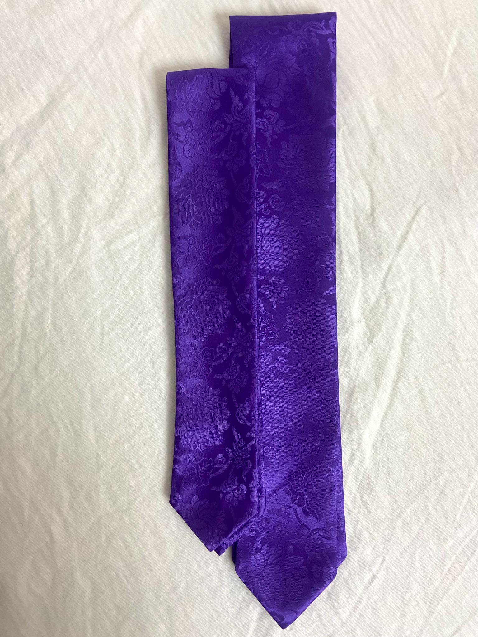 Purple Korean Daenggi Ribbon | BTS Inspired Traditional Hair Ribbon | Hanbok Accessory | ARMY Gift | Korean Aesthetic