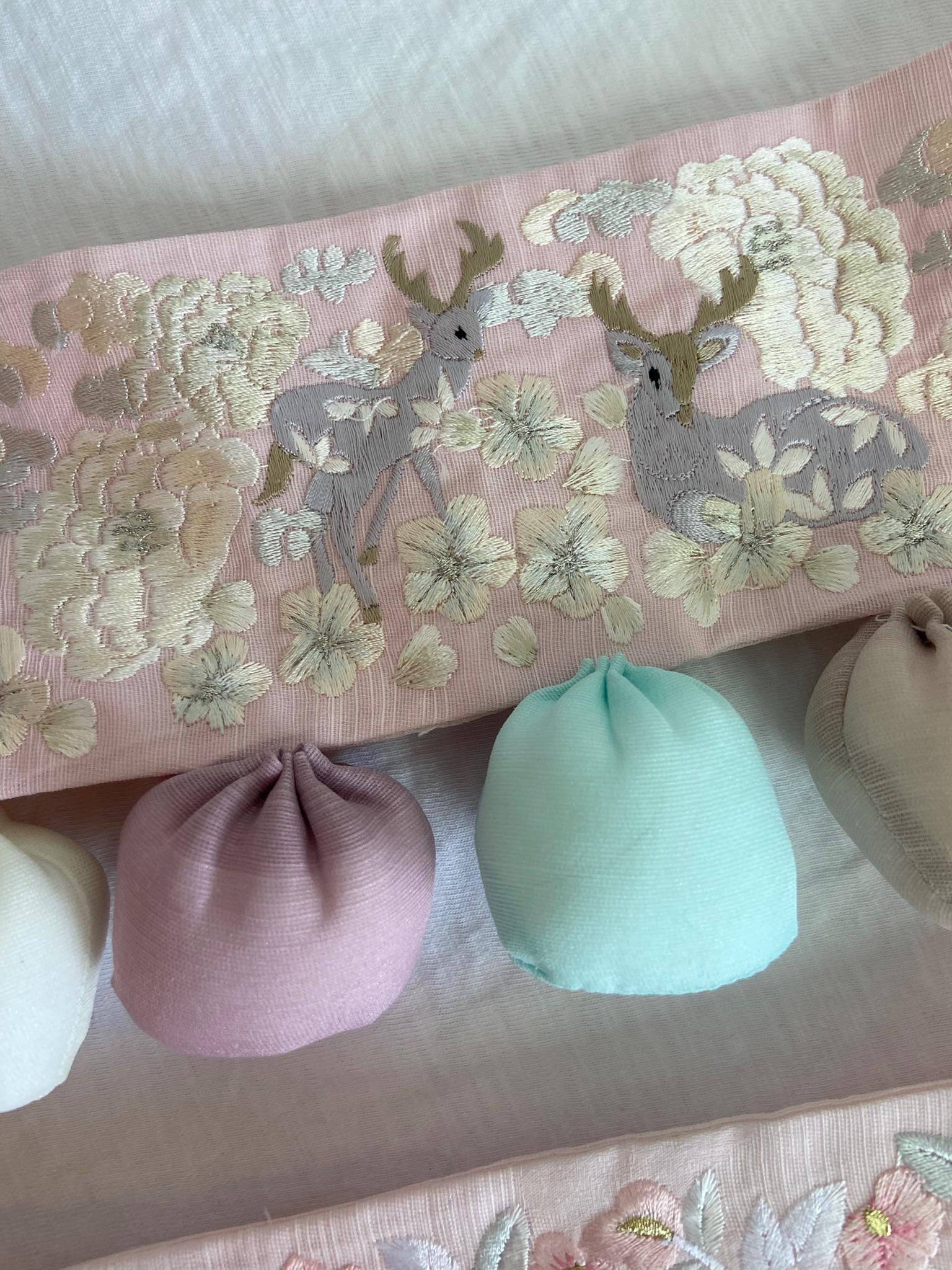 Korean Doltti Baby Belt | Traditional First Birthday Belt | Embroidered Hanbok Accessory | Girl Dol Baekil Outfit | Korean Baby Gift